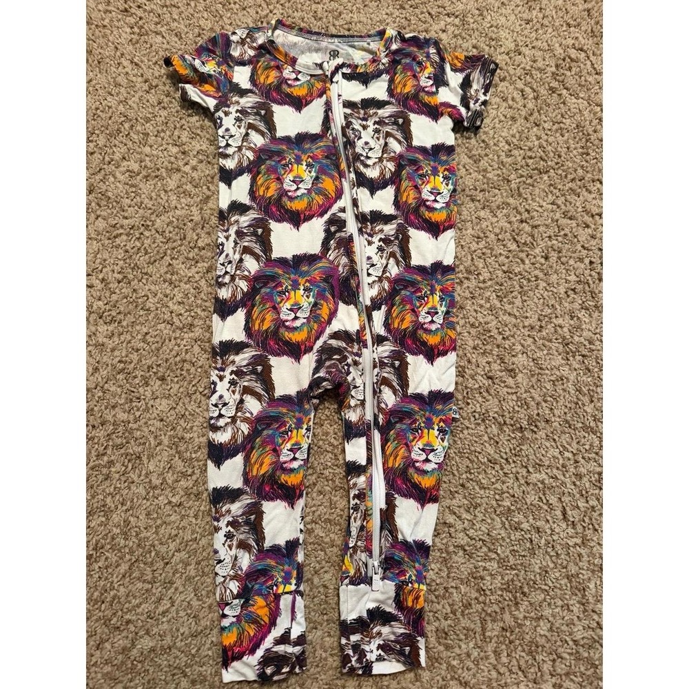 Bums & Rose 2t one piece multicolor lion